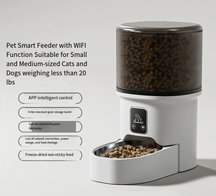 6L Smart Automatic Pet Feeder with Remote WiFi Control